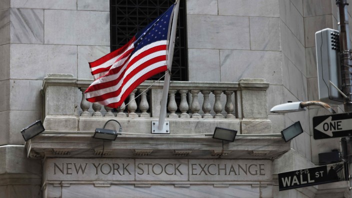 Börse: Wall Street in New York