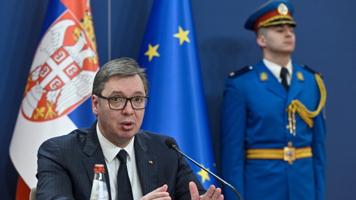 Westbalkan: Serbiens Präsident Aleksandar Vučić wirbt für einen europäischen Kurs seines Landes.