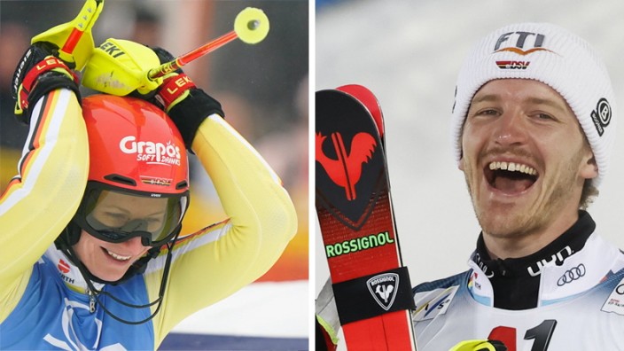 Deutsches Team bei der Ski-WM: Lena Dürr (links) und Linus Straßer stehen im deutschen Team bei der Ski-WM im Fokus.