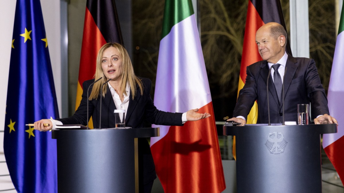 Kanzler Scholz empfängt Italiens Ministerpräsidentin Meloni
