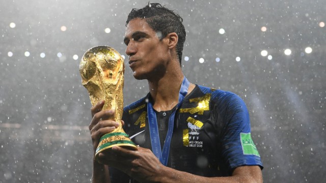Pack of five: Has had enough of France's national team: ex-world champion Raphaël Varane.
