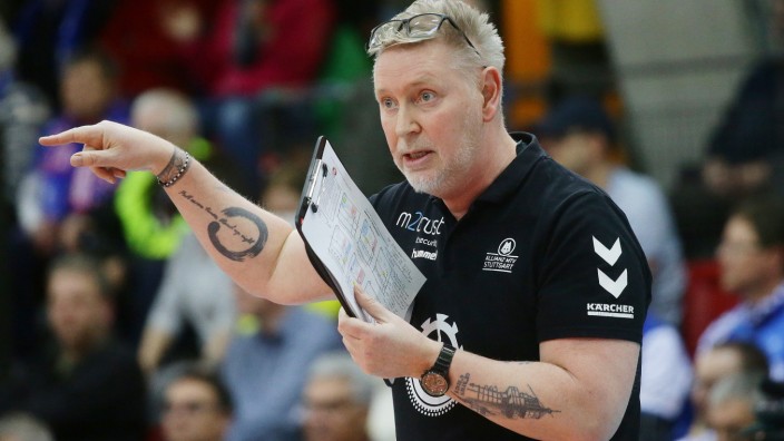 Krebskranker Volleyball-Trainer Aleksandersen: Weiß seit Anfang 2020 von seiner Krankheit: Stuttgarts Trainer Tore Aleksandersen, 54.