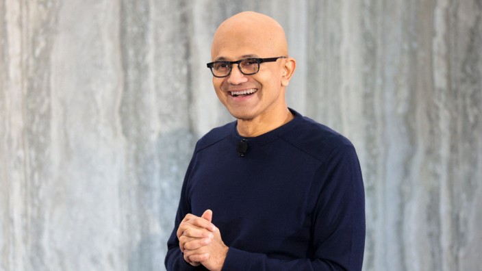 Künstliche Intelligenz: Microsoft-Chef Satya Nadella setzt auf künstliche Intelligenz bei der eigenen Suchmaschine Bing.