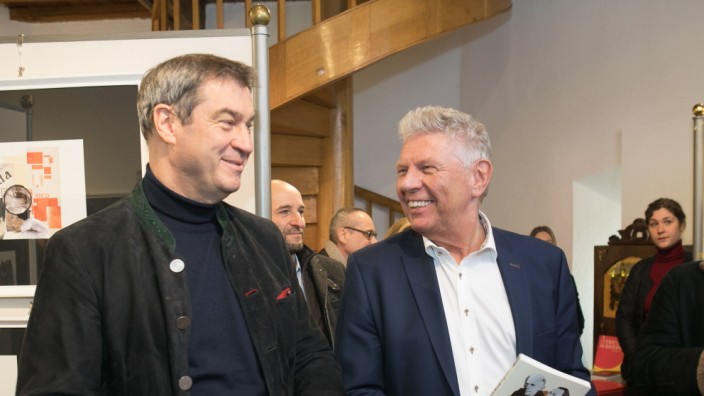 SZenario: Oberbürgermeister Dieter Reiter (rechts) und Ministerpräsident Markus Söder.
