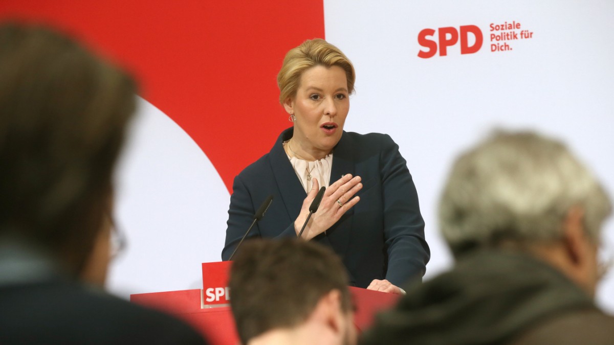 Wahl in Berlin: Giffey will “führende Rolle“ für SPD