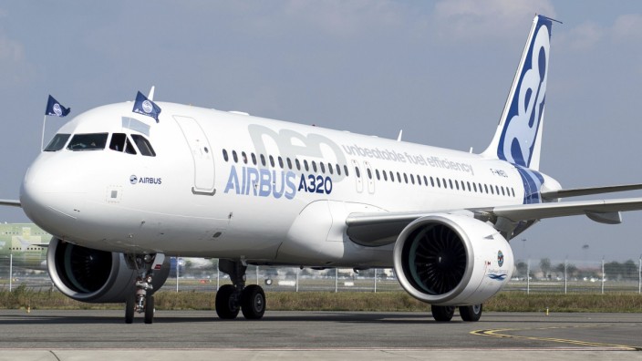 Luftfahrt: Das Mittelstreckenflugzeug "A320neo" ist ein großer Erfolg für Airbus.