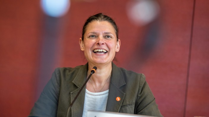 Politischer Gillamoos: ÖDP-Chefin Agnes Becker.