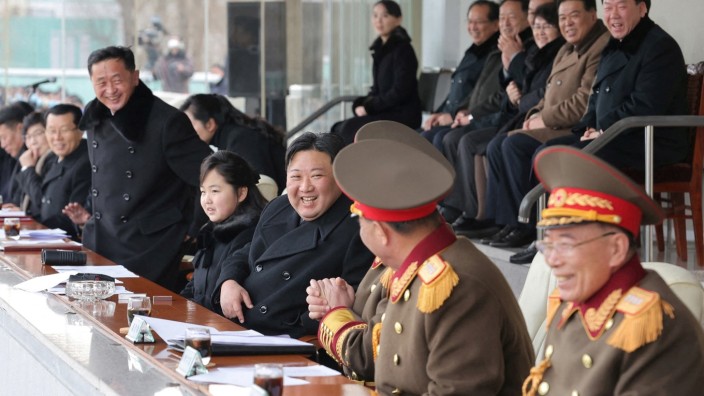 Asien: Nordkoreas Machthaber Kim Jong-un diesen Monat in Pjöngjang.