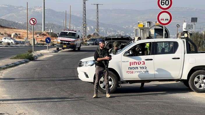 Israelische Sicherheitskräfte im Westjordanland