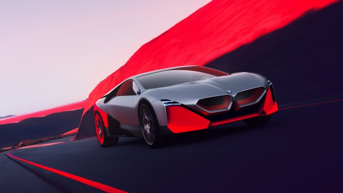 Pilotprojekt von BMW mit Brennstoffzellen: 2019 stellte BMW die Studie Vision M next vor - relativ leichte Brennstoffzellen wären der ideale Antrieb für einen derartigen Sportwagen.