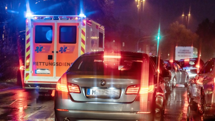 Verkehr in München: Einer von knapp 47 000 Verkehrsunfällen: So oft mussten Polizei und Rettungskräfte im vergangenen Jahr in München ausrücken.
