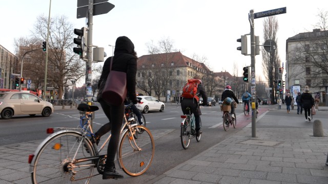 Collective bargaining: The number of cyclists on the streets is also unusually high - as is the number of pedestrians.