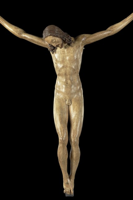 Ausstellung in Freising: Unverhüllt: Michelangelo Buonarotti (1475 - 1564) zeigt den Leib des Gottessohns, wie der Herr ihn geschaffen hat. Zu Buonarottis Zeiten war das noch üblich. Schamhaft eingesetzte Lendentücher kamen später.