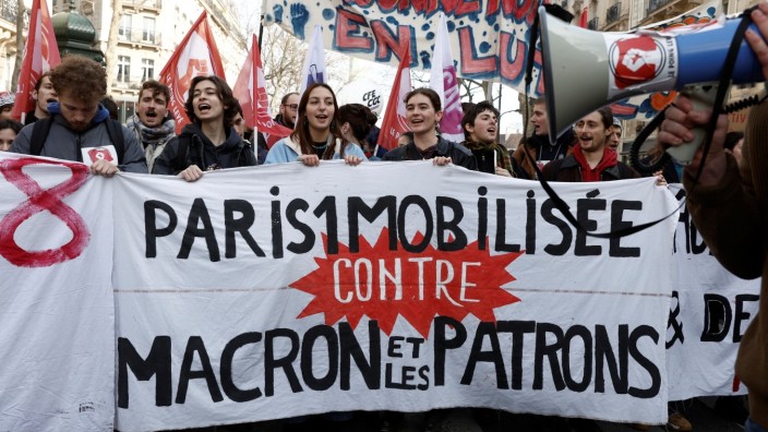 Proteste in Frankreich gegen Macron