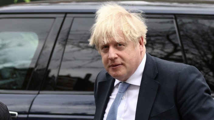 Boris Johnson in London