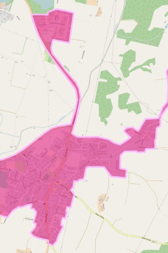 Schnelles Internet am Land: Diese Karte zeigt das Glasfaser-Ausbaugebiet der Telekom.