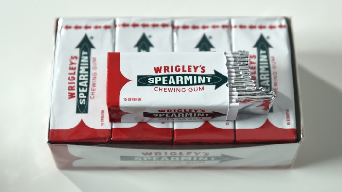 Süßwaren: Wrigley's Spearmint Kaugummis gibt es seit 1899, jetzt werden sie in Deutschland vom Markt genommen.