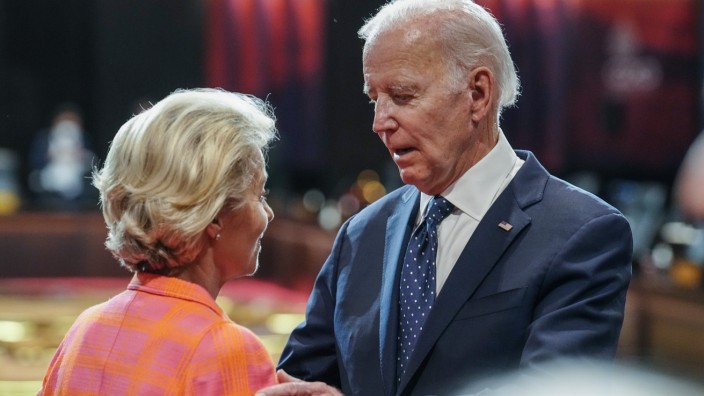 US-Präsident Joe Biden und EU-Kommissionspräsidentin Ursula von der Leyen in Washington