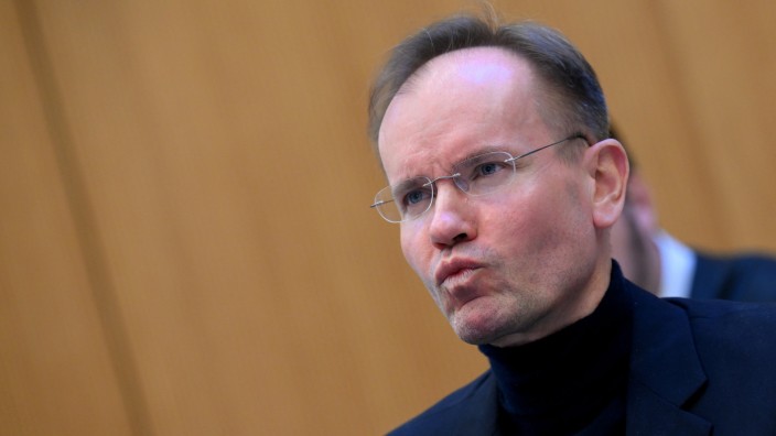 Prozess: Sieht sich selbst als Hintergangenen, nicht als Täter: der frühere Wirecard-Chef Markus Braun vor Gericht in München.