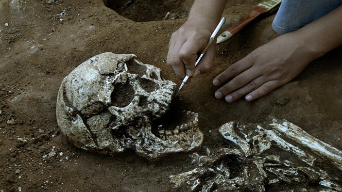 Archäologie: Mann oder Frau? Bei der Ausgrabung in Libanon war das zunächst unklar.