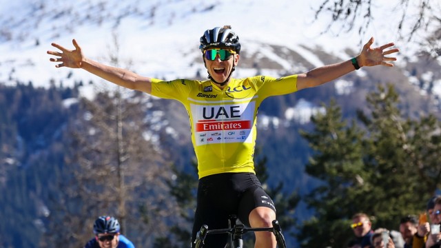 Radsport: Schon wieder in beeindruckender Frühform: Der zweimalige Tour-de-France-Sieger Tadej Pogacar aus Slowenien hat am Wochenende die schwere Rundfahrt Paris-Nizza gewonnen - einschließlich Bergankünften.