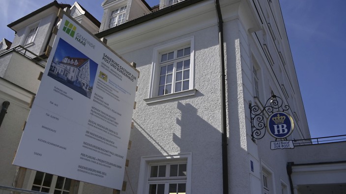 Gastronomie: Der Gasthof "Zur Post": Derzeit ist das Haus wegen Umbaus geschlossen. Der Termin zur Wiedereröffnung verschiebt sich aufs Jahr 2024.