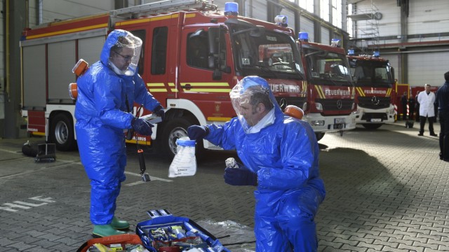 Katastrophenschutz: Die Münchner Berufsfeuerwehr ist für Einsätze mit Gefahrenstoffen ausgerüstet.