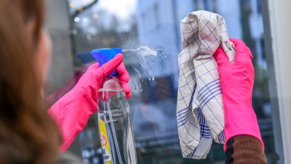 Fensterreinigung Handtuch Glasreiniger *** Window cleaning Towel Glass cleaner
