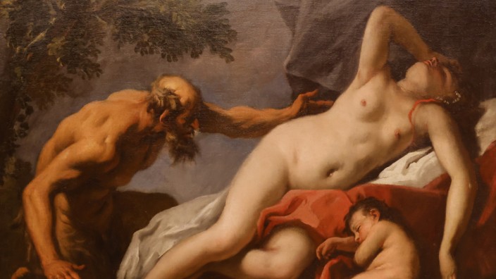 Freising: Die Sache mit der Lust beschäftigt derzeit eine Ausstellung im Diözesanmuseum Freising. Auf dem Bild von Sebastiano Ricci wird die schlafende Venus von einem Satyr überrascht.