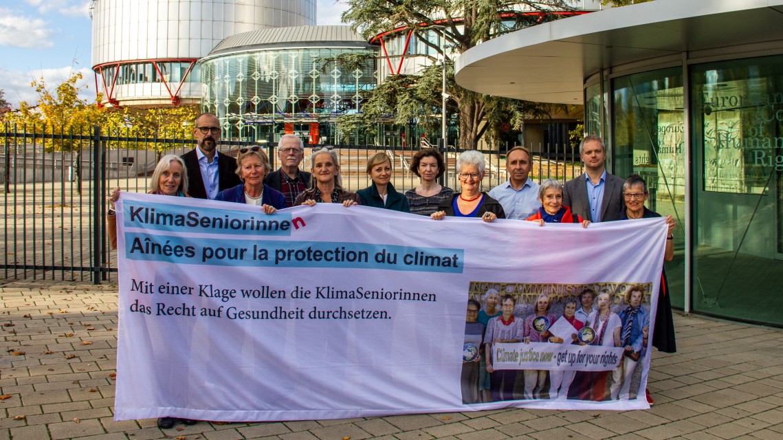 Strasbourg: senior citizens complain against Swiss climate policy