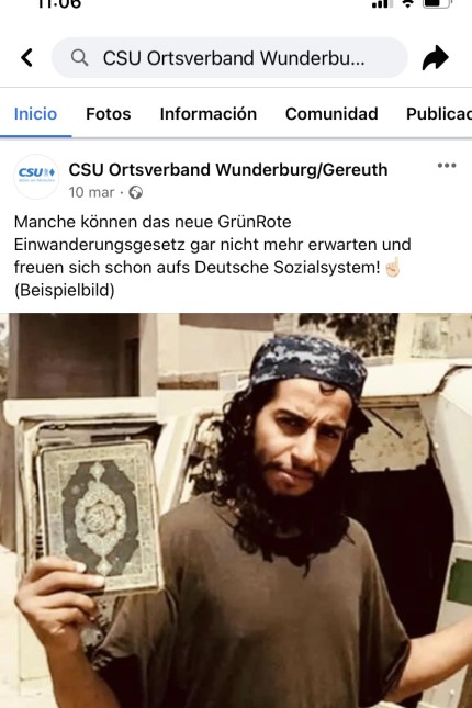 Bamberg: Im Namen des Bamberger CSU-Ortsverbandes Wunderburg/Gereuth machte Stefan Düring mit rassistischen Unterstellungen Stimmung gegen Zuwanderer.