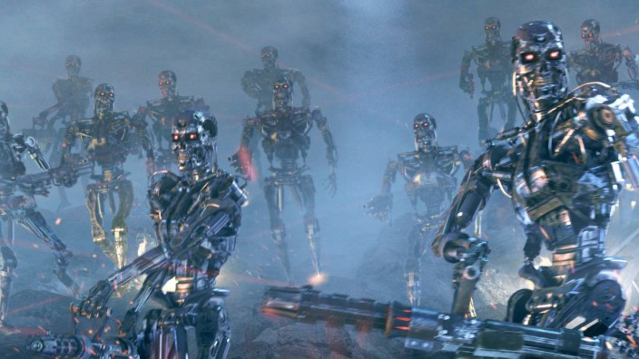 Künstliche Intelligenz: Eine Szene aus dem Science-Fiction-Film "Terminator 3: Rise of the Machines".