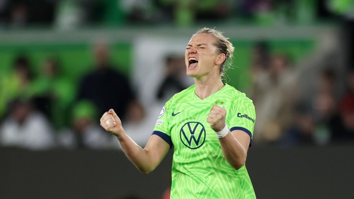 Wolfsburg in der Champions League: Entscheidende Torschützin: Alexandra Popp sichert dem VfL Wolfsburg den Einzug ins Halbfinale.