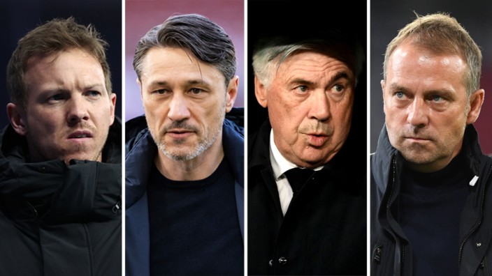 Profifußball: Nagelsmann durfte nicht bleiben, Kovac durfte nicht bleiben, Ancelotti durfte nicht bleiben, Hansi Flick wollte nicht bleiben: die Trainer des FC Bayern der vergangenen Jahre.