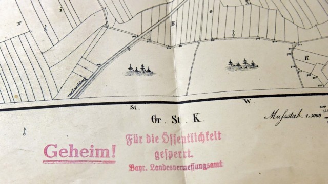 Ortsgedächtnis, Blick in die Archive, Folge 22: Roter Vermerk: ein Flurplan aus dem Jahr 1865.