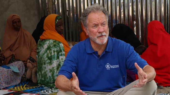 Chef des UN-Welternährungsprogramms: David Beasley in Somalia.