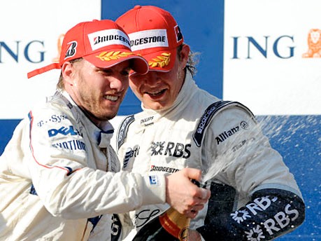 Nick heidfeld und Nico Rosberg, dpa