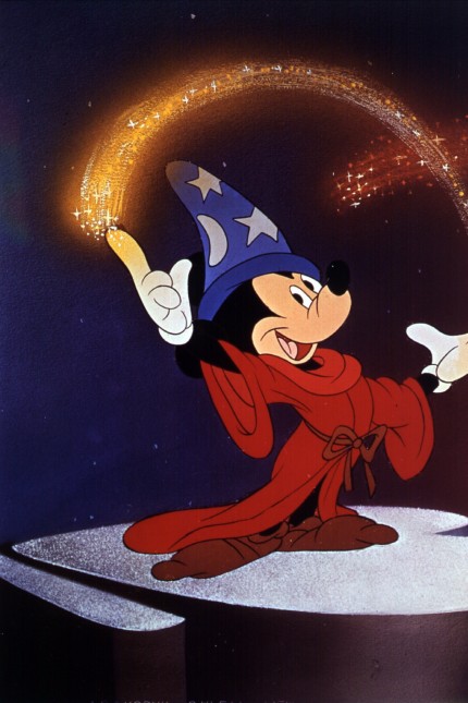 Disney-Ausstellung in München: Der Zauber von Micky Maus, hier in ihrem großen Auftritt 1940 in "Fantasia", ist auch in der Disney-Ausstellung in München zu erleben.