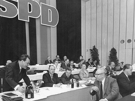 Godesberger Treffen SPD, dpa
