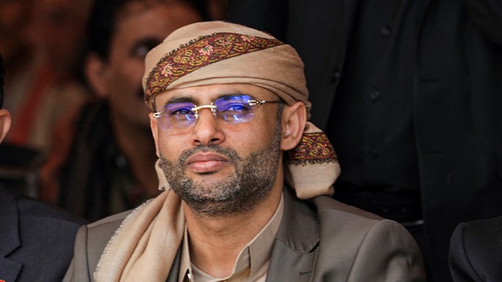 Jemen: Mahdi Al-Mashat, Kopf des Obersten Politischen Rates der Huthi-Bewegung, in Sanaa (2019).