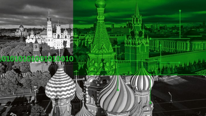 Russland: Fake-Accounts im Auftrag der russischen Regierung sind seit Beginn des Kriegs ein noch größeres Problem geworden - Blick auf den Moskauer Kreml.