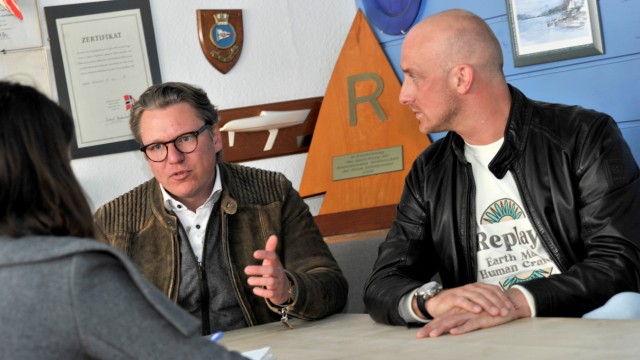 Segeln als Breitensport: Dominik Mößbauer (li.) und Philip Glanz aus dem Segelclub Würmsee-Starnberg segeln seit mehr als 20 Jahren.