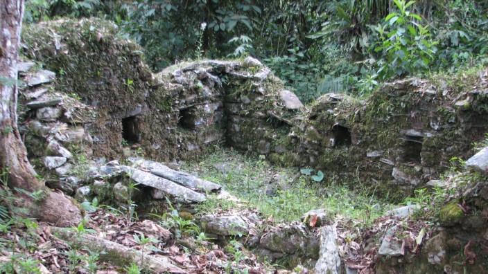 Dem Geheimnis auf der Spur: Die Ruinen von Espíritu Pampa, einer Theorie zufolge der Rückzugsort der letzten Inka.