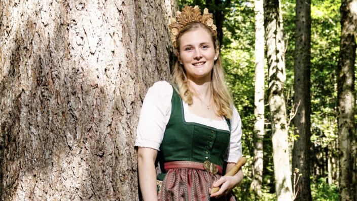 Schwabhausen: Simone Brunner, die bayerische Waldprinzessin 2023.