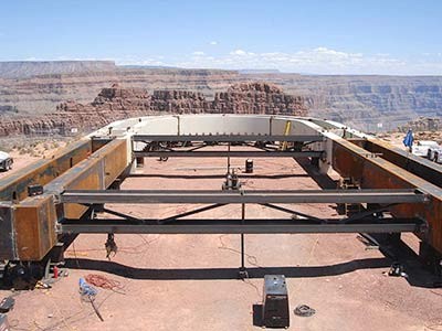 Skywalk über dem Grand Canyon