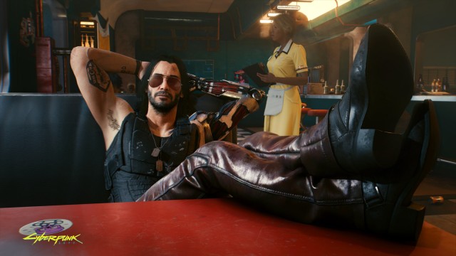 Dritte Ausgabe: Digitale Schauspieler: Keanu Reeves als Johnny Silverhand in "Cyberpunk - 2077".