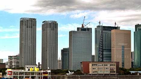 Tokio: Im Stadtteil Shiodome entsteht ein neues Gewerbegebiet.