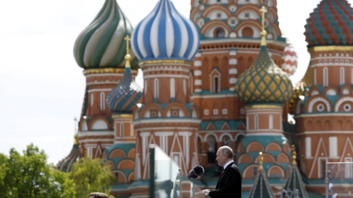 Russland: Gegen Russland sei ein "echter Krieg entfesselt" worden, behauptet der russische Präsident Wladimir Putin.