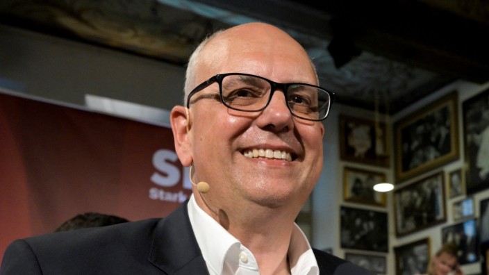 Wahl in Bremen 2023: SPD-Spitzenkandidat Andreas Bovenschulte am Wahlabend