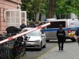 Die hier zum Oberlandesgericht in Koblenz gebrachten fünf Angeklagten hatten schwere Straftaten geplant, sagt die Staatsanwaltschaft.